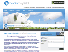 Tablet Screenshot of brooksmayfield.co.uk